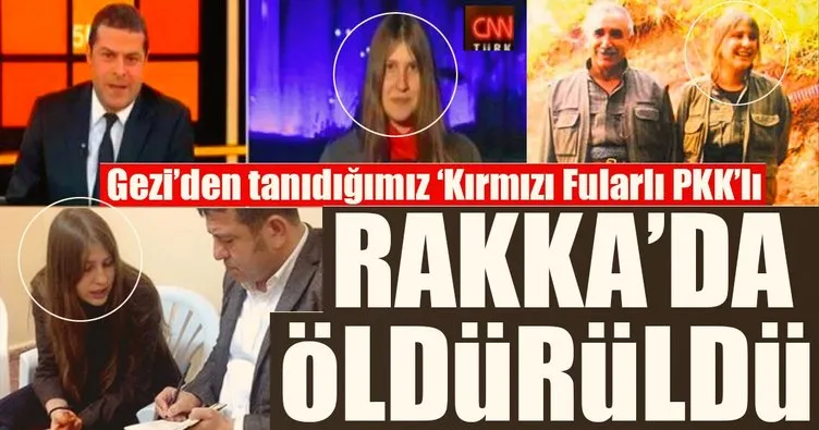 Kırmızı fularlı PKK’lı olarak bilinen Ayşe Deniz Karacagil Rakka’da öldürüldü