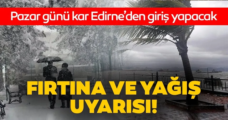 Meteoroloji Den Son Dakika Kar Yagisi Haberi Hafta Sonu Hava Durumu Tahminleri Istanbul Ankara Tekirdag Son Dakika Haberler