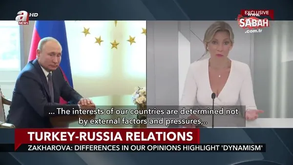 Rusya Dışişleri Bakanlığı Sözcüsü Maria Zaharova'dan ANEWS'e özel açıklamalar: Ankara'ya minnettarız | Video