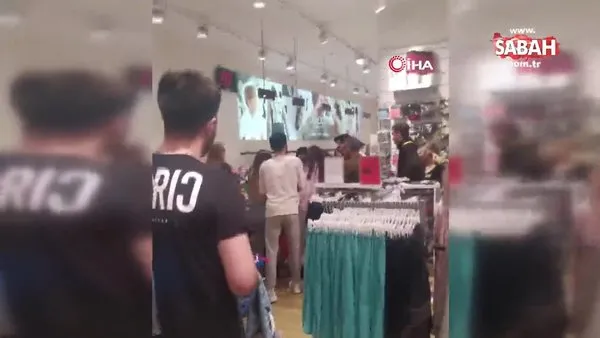 Kadınların 'alışveriş ' kavgası! Son kalan bluz için saç saça baş başa kavga ettiler | Video