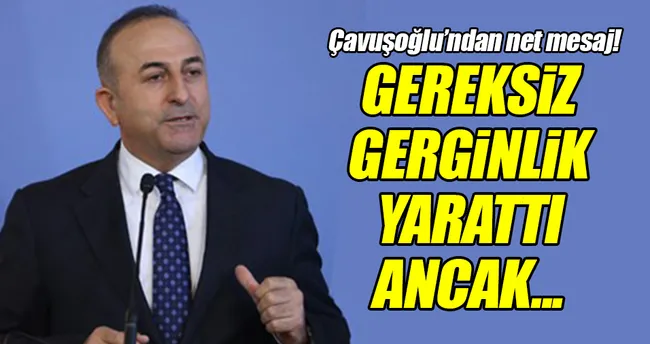 Çavuşoğlu’ndan ’Başika Kampı’ açıklaması!