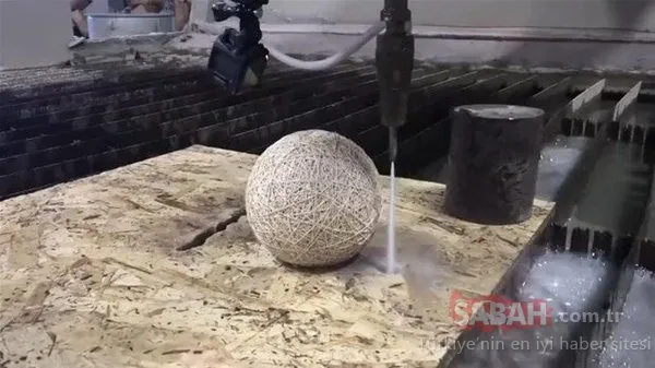Gerçekten inanılmaz! Su testeresi..
