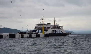 Güney Marmara feribot seferleri iptal edildi!