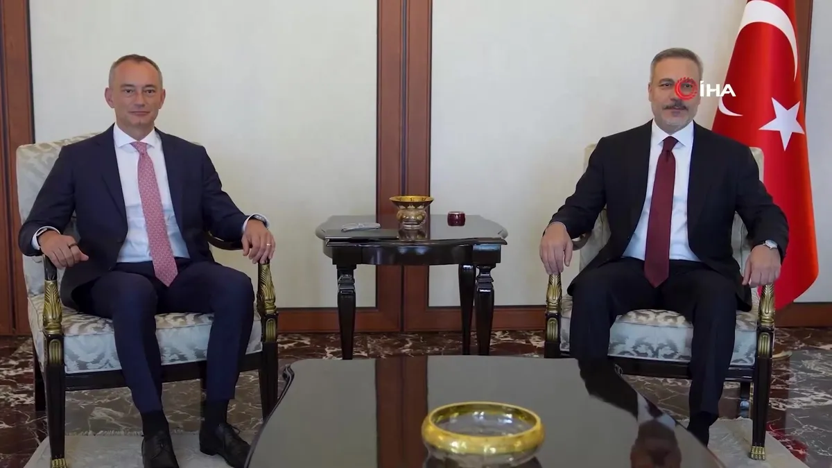 Bakan Fidan, Gazze Yüksek Temsilcisi Mladenov’u kabul etti videosunu izle Bakan Fidan, Gazze Yüksek Temsilcisi Mladenov’u kabul etti videosunu izle