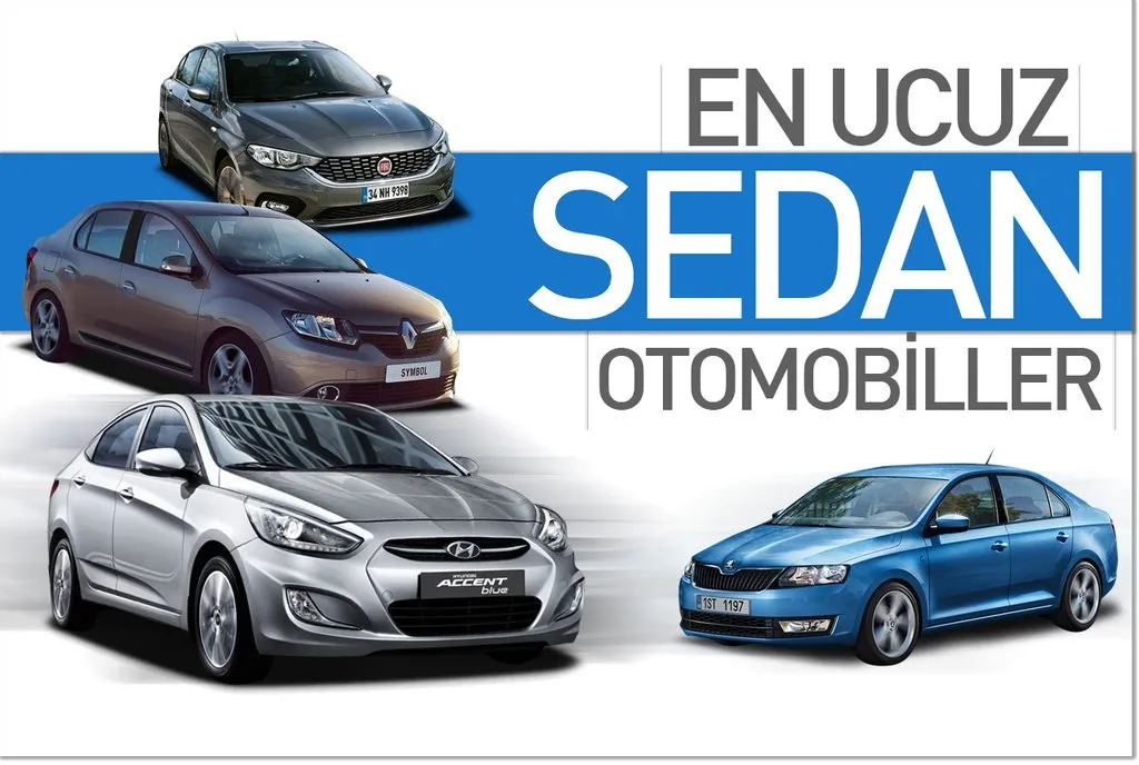 En ucuz sedan otomobiller  