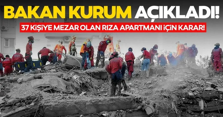 Son dakika: İzmir depreminde 37 kişiye mezar olan Rıza Bey Apartmanı’yla ilgili sıcak gelişme! Bakan Murat Kurum açıkladı!