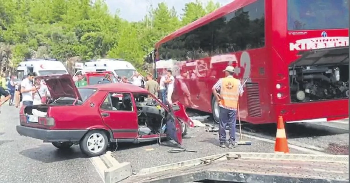 Akseki Yolunda Kaza Kuyrugu Akdeniz Haberleri