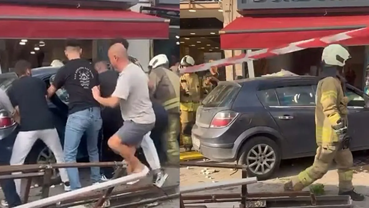 Beykoz'da otomobil yayaların arasına daldı: Yaralılar var haber görseli