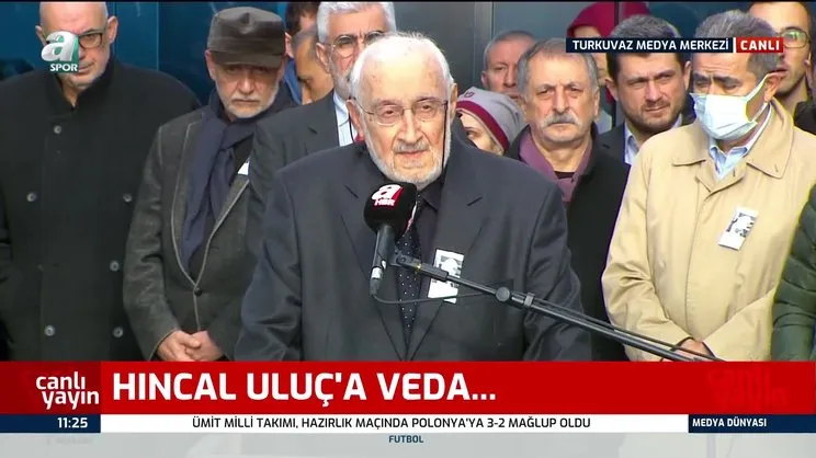 SON DAKİKA: Duayen gazeteci Hıncal Uluç'a veda! Ağabeyi Öcal Uluç'tan duygulandıran sözler.. | Video