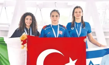 Merve’den 3 ayrı altın