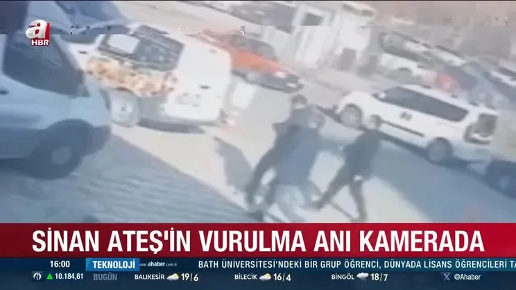 Sinan Ateş’in vurulma anı kamerada! Saldırının ardından çatışma çıktı