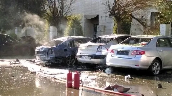 Antalya'daki patlamadan kareler