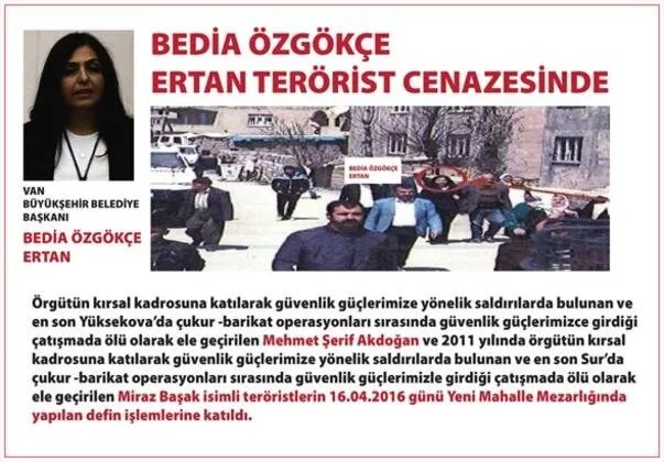 İçişleri Bakanlığı açıkladı! İşte HDP'li Diyarbakır, Van ve Mardin Büyükşehir Belediye Başkanlarının görevden alınma gerekçeleri