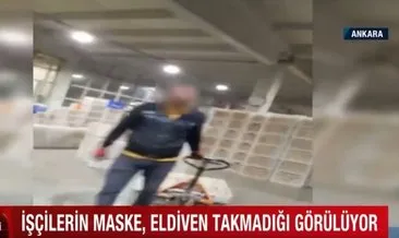 Yerde ekmek yığınları, maskesiz işçiler! Ankara Halk Ekmek’te skandal görüntüler