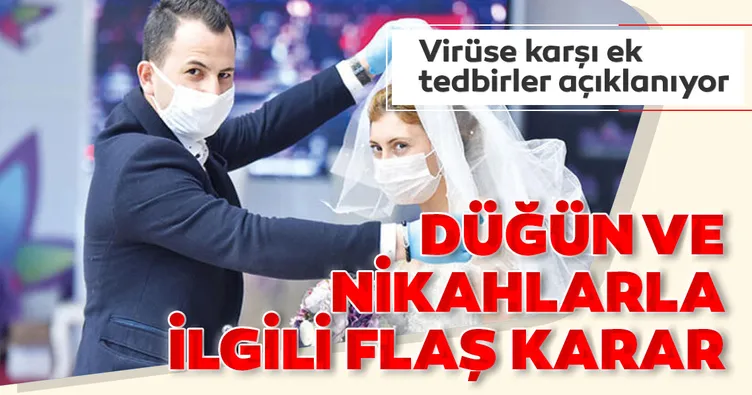 Son dakika haberi: İçişleri Bakanlığı’ndan düğünlere ilişkin yeni karar! 81 ilde düğünlere kısıtlama getirildi