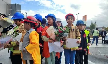 Küçük yüreklerden yaralı madencilerin ailelerine ziyaret