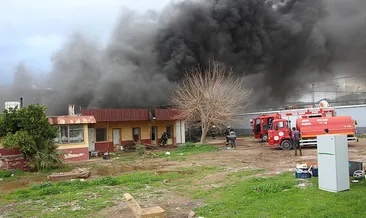 Antalya’da ekmek fırınında yangın!