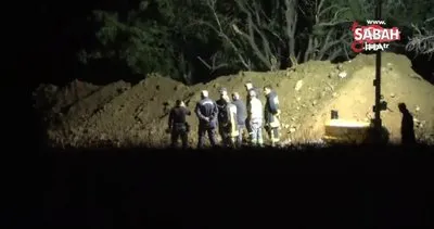 Cansız bedenlerin arandığı kuyu 20 saattir kazılıyor | Video