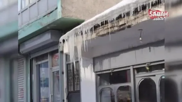 Türkiye'nin en soğuk ilçesinde termometreler eksi 39'u gösterdi | Video
