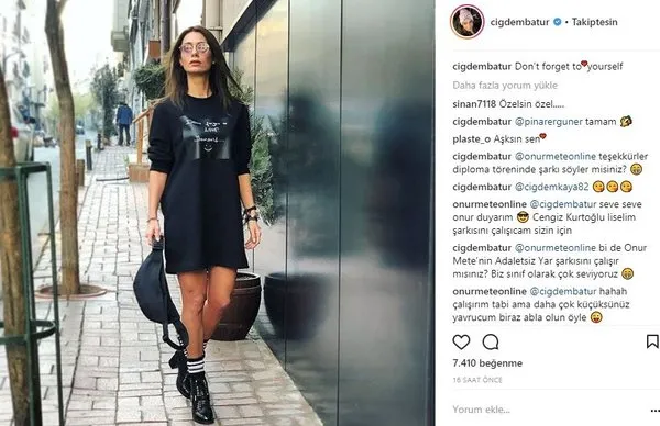 Ünlülerin Instagram paylaşımları (31.03.2018)