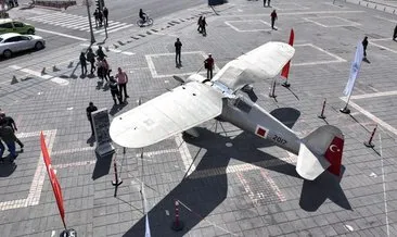 Kayseri Tayyare Fabrikası’nda üretilen ilk P-24a uçağı meydanda sergileniyor