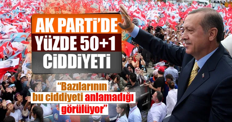 AK Parti’de yüzde 50+1 ciddiyeti