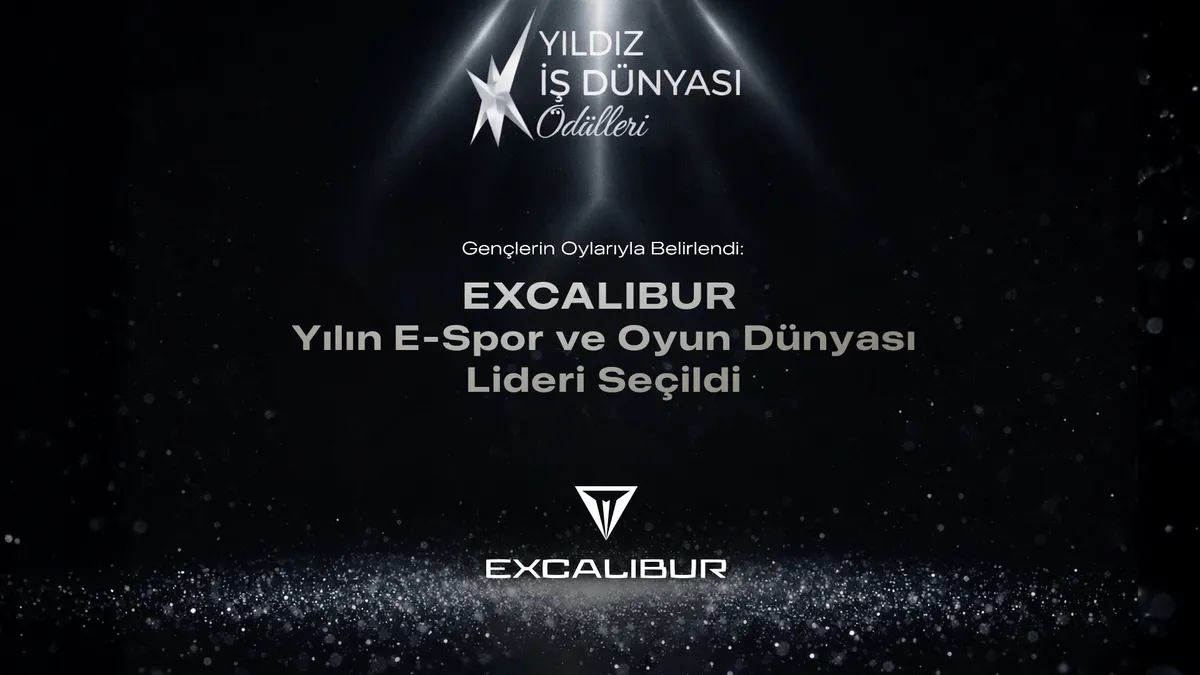 Yıldız Teknik Üniversitesi’nden Excalibur’a Yılın E-Spor ve Oyun Dünyası Lideri ödülü