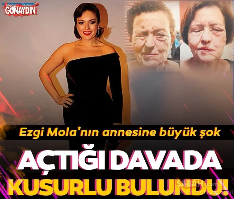 Ezgi Mola’nın annesi Jale Erkan’a büyük şok! Açtığı davada kusurlu bulundu!