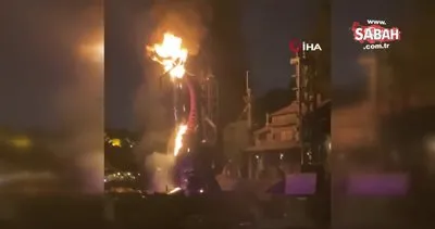 Disneyland’de alev alan mekanik ejderha paniğe yol açtı | Video