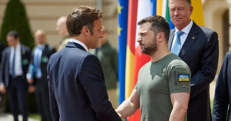 Macron ve Zelenskiy telefonda görüştü