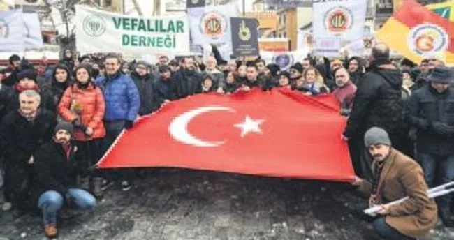 Ortaköy’de terör protesto edildi