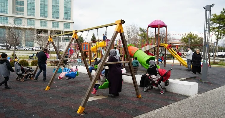 Kırıkkale’de kışın ortasında yaz havası