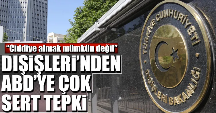 Son dakika: Türkiye’den ABD’ye sert cevap!