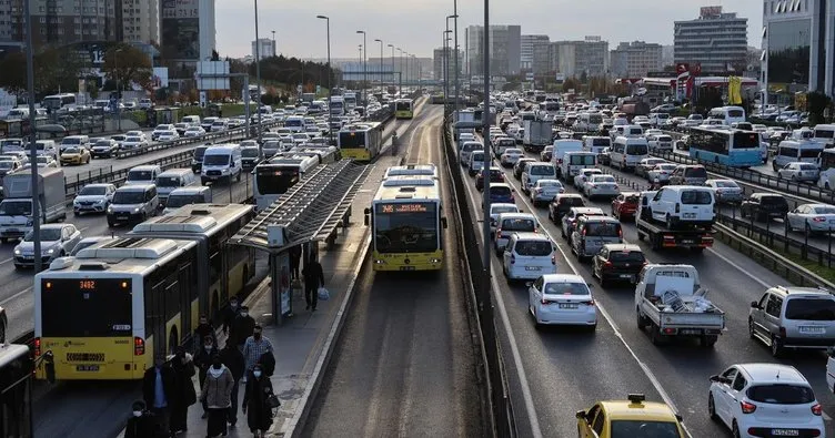 İstanbul’da trafik yoğunluğu yüzde 78’e ulaştı