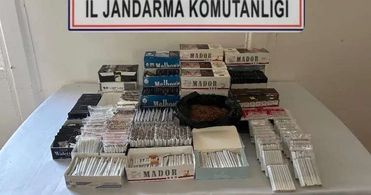 İki ilçede 700.000 makaron ele geçirildi