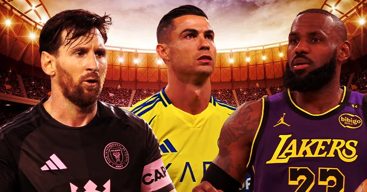 Son dakika haberi: Dünyanın en çok para kazanan sporcuları belli oldu! Ronaldo, Lebron James, Messi...