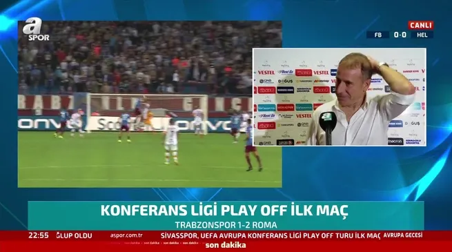 Abdullah Avcı, Roma maçı sonrası konuştu: Üst düzey futbol oynadık