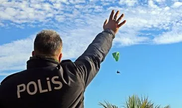 Son dakika: Antalya’da garip olay! Kısıtlama saatinde paraşütle uçtu