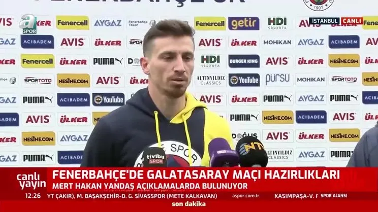 Derbi öncesi Mert Hakan Yandaş'tan çarpıcı sözler!