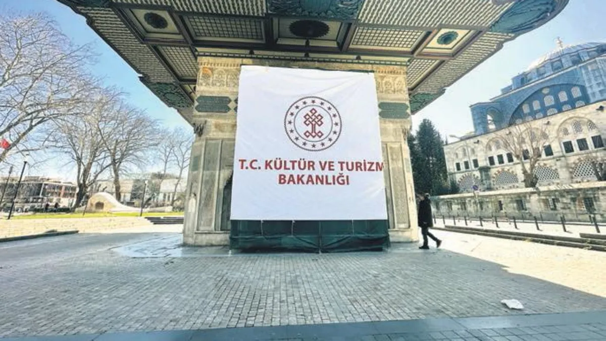 300 yıllık çeşme acil bakıma alındı