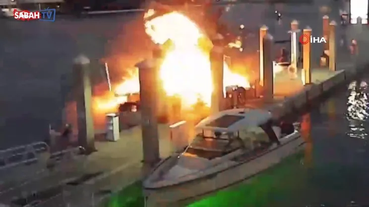 ABD'de teknede patlama: 1 ölü, 5 yaralı | Video