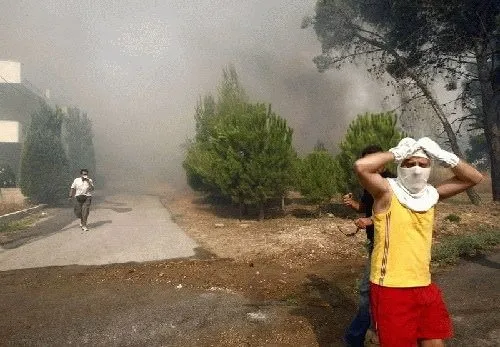 Komşuda yangın