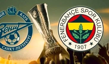Zenit Fenerbahçe maçı saat kaçta hangi kanalda yayınlanacak? Fenerbahçe Zenit canlı izle