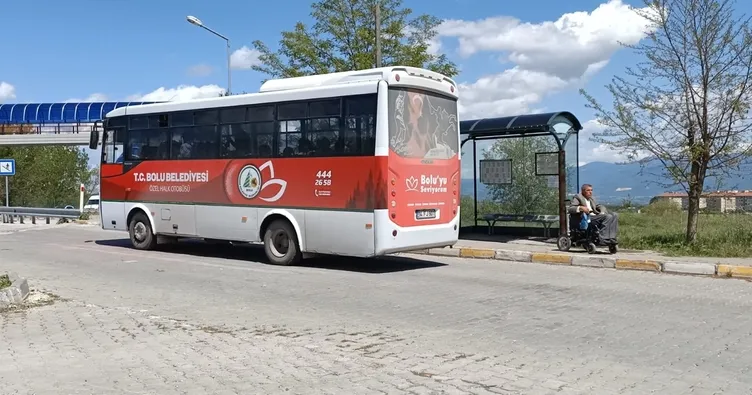 Engelli vatandaşı otobüse almadı