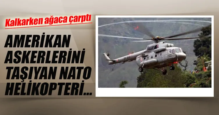 Afganistan’da NATO helikopteri düştü