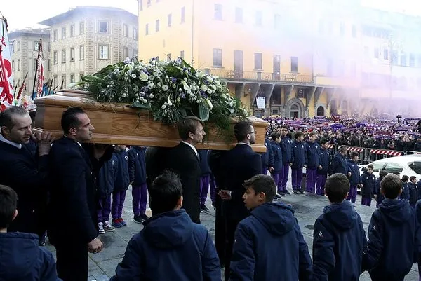 Davide Astori'ye son 'ciao'