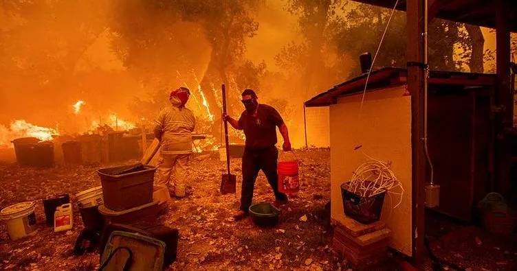 Kaliforniya’da yangın önüne geleni yutuyor