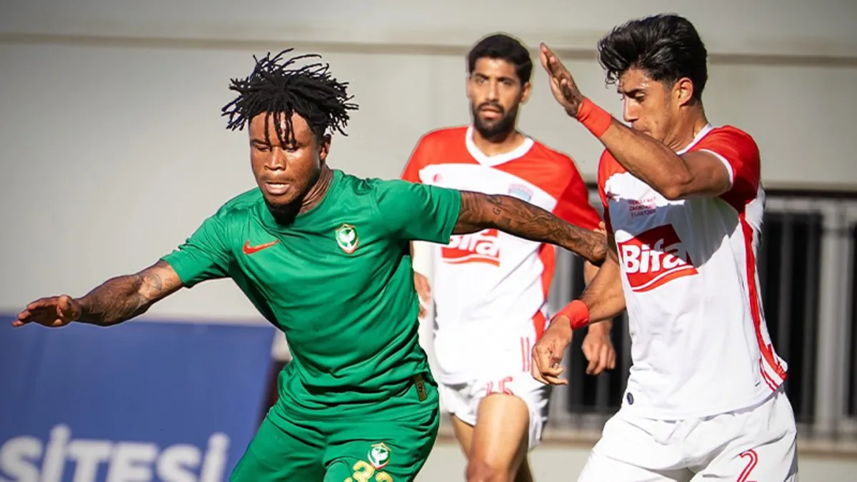 Amedspor özel maçta tek golle galip!