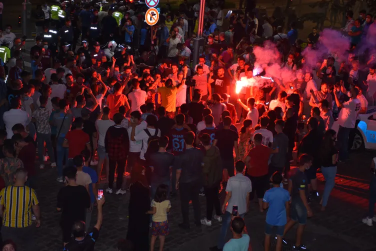 Türkiye Kupası şampiyonluğunun ardından Trabzon'da büyük coşku!