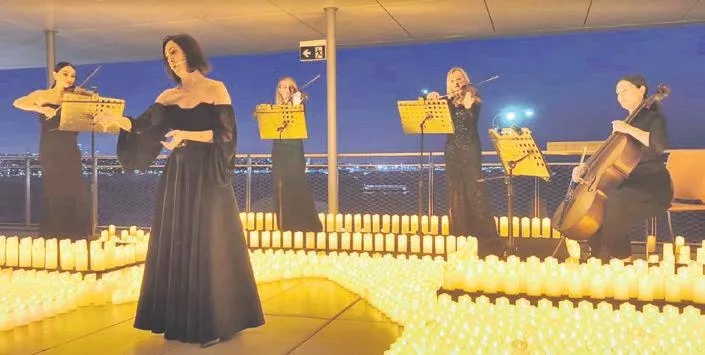 Eşsiz İstanbul manzarasına karşı müzik ziyafeti